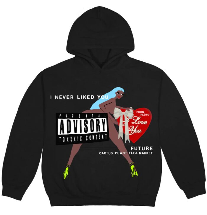 Shop the exclusive Cactus Plant Flea Market x Future 'I Love You' hoodie. Limited edition streetwear for bold, unique style