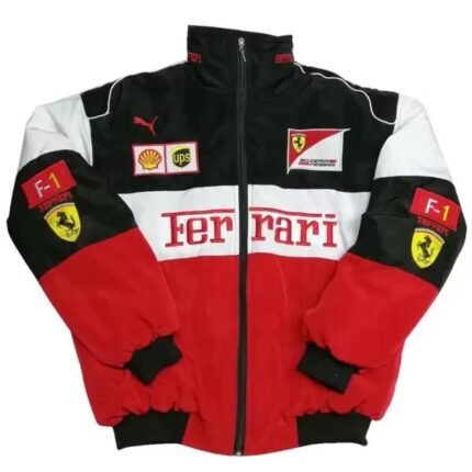 Vintage Ferrari Racing F1 Jacket - Red